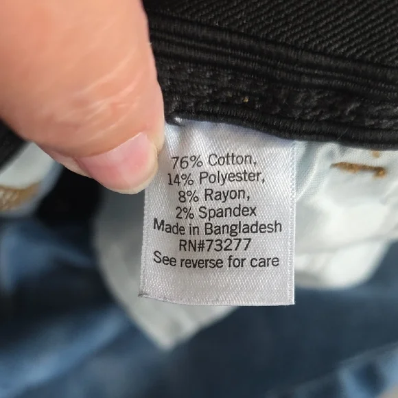 Apt. 9 Sky Blue Denim Bermuda Shorts - Picture 5 of 5